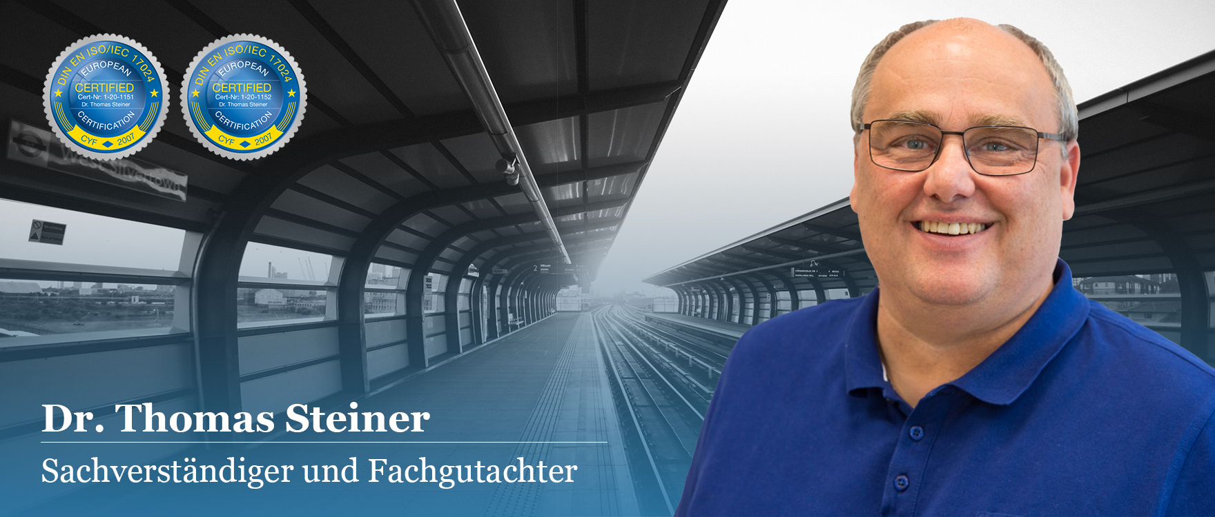 Dr. Thomas Steiner Sachverständiger und Fachgutachter Eisenbahn
